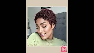 150% Density 4Inch Full Machine Made Wig Short Afro Curly Human Hair Wig Afro Short Wigs for Wome...