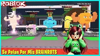 Se Pelean Por Mis BRAINROTS en un Server Público | NATALYGAMER 