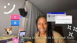 Asking QUESTIONS TO MY friends p.s very funny 