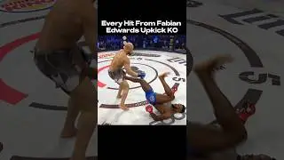 😱 Devastating Upkick KO From Fabian Edwards 🔥 #headkickpod #headkick