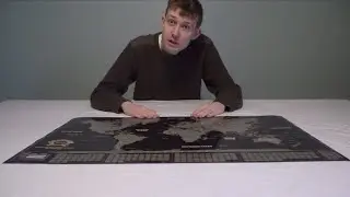 Scratching My Divalis Scratch Off World Map