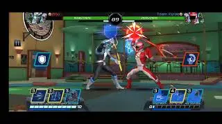 Operation Overdrive Red VS Beast Morpher Silver 
