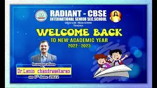 RADIANT INTERNATIONAL SCHOOL  THANJAVUR School Reopen   2022  23