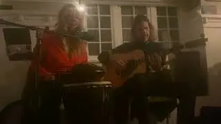 Hang drum, guitar & vocal improv LIONS OF LYRA #band Rob Rowe & Debbi Dachinger #music #improv #heal
