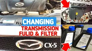 Mazda cx-5 ! How to change transmission fluid & filter