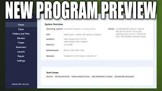 Easy System Utility Preview (Help Support My New Windows Program!)
