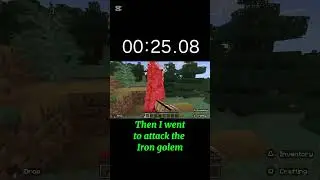 How fast can I get a bucket in minecraft. #minecraft