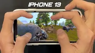 IPHONE 13 HANDCAM IN 2025 🔥/ HD + Extreme PUBG Gaming Test😍/ NEW IOS 18.5 Livik Gameplay!