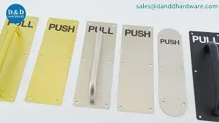 What is Sign Plate? Kick Plate? Pull Handle BackPlate? Number Plate?