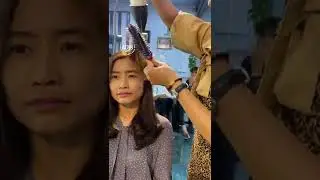 #hairperm #haircolor #browncolor #myanmar #hairstraightening