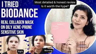 Biodance real collagen mask review | After 2 days effects, acne effect, sensitive skin effects