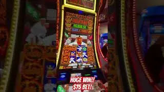 HUGE WIN ON SENSEI MASTER! $75 bet! #slots #jackpot #phoenix #link #winning #foxwoods #casino