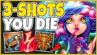 *TRIPLE AUTO BUILD* COMPLETELY BUST YOUR ENEMIES AS NEEKO IN ONLY 3 SHOTS!!! - League of Legends