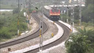 THE SNAKE TRAIN ! SANGHAMITRA EXPRESS 12295