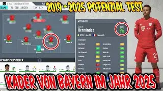 EXPERIMENT: FC BAYERN M&Uuml;NCHEN im JAHR 2025 (2019-2025) - Fifa 20 Karrieremodus Potenzial Test