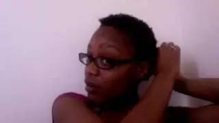 after dry detangling 4c natural hair.