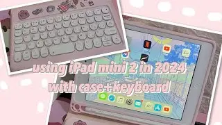 iPad mini 2 в 2024 году с симпатичным чехлом и клавиатурой 🌸