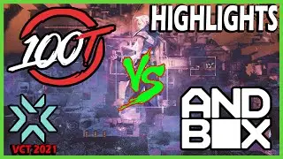 LOSER OUT! 100T vs ANDBOX - HIGHLIGHTS | VCT 2021: NA Challengers 2 | QUARTER FINAL BO3