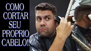 Como cortar o cabelo sozinho ✂️ #cortedecabelo #cortarcabelosozinho