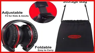SIMOLIO 2 Pack of Wireless Car Headphones, 2 Channel IR Wireless Headphones for Kids