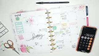 Budget With Me: March Monthly Spread | E.Michelle
