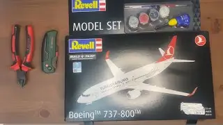 Revell THY Boeing 737 Maketi Kutu Açılışı ve Kullanacağım Malzemeler