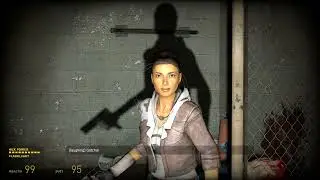 Alyx tries to scare Gordon