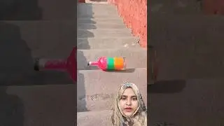 Pink green glass bottle soft thing|#greenscreen #green #reaction #shorts
