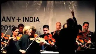 Deutsche Philharmonie Merck performs the Indian and German national Anthems