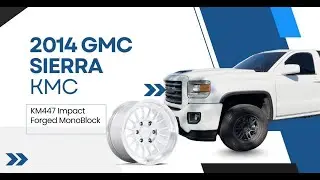GMC Sierra 2014 года на кованом моноблоке KMC KM447 Impact с шинами Avix 285/70R17