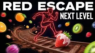 Red Sports Warm-Up Flow | Immersive Motion Intro for Cardio Training