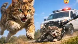 A Mother Cat&rsquo;s Courage | A Heart-Touching Rescue Story 🐾🐱🛻
