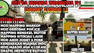 GTA SA LITE NUANSA INDONESIA V1 FULL MOD NUANSA INDONESIA GRAFIK FULL HD SUPPORT ANDROID 14