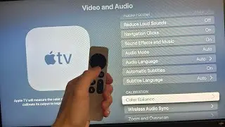 Apple TV: How to Change & Adjust Color Balance Tutorial! (For Beginners)