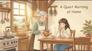 A Tiny Village Kitchen at Dawn | Cozy Slow Living, Warm Food & Quiet Morning Peace ☕🌿