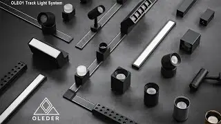 Minimalist Smart Ultra thin Magnetic Track Lights Solution