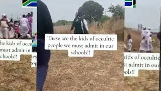 Zimbabweans open occultic church with their kids in South African 