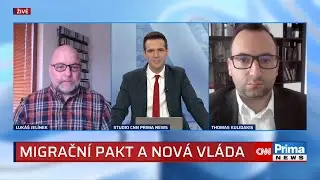 Odmítnutí migračního paktu? Jen gesto, míní Jelínek. Dle Kulidakise signál, že se budeme bránit