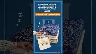 Get a free shopping bag with every Vitafoam mattress purchase!