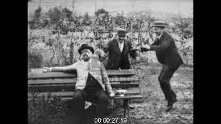 Comedy film about Disturbing a Sleeping Man, 1890s - Film 1011210