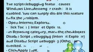 Windows Live Messenger Crash
