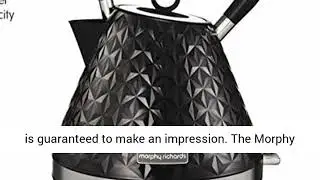 Morphy Richards Vector Pyramid Kettle 108131 Traditional Kettle Blac