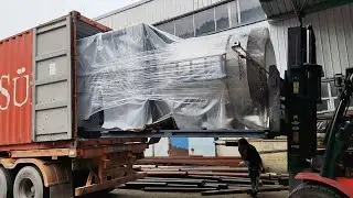 Rhong European Type Plastic Dryer Machine Capacity 5000Liter  Hopper Dryer for Plastic Granules