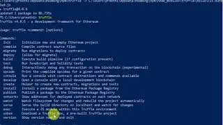 Install Truffle on Windows