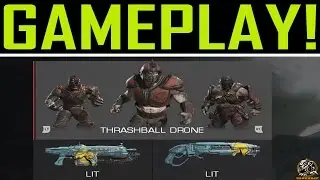 Gears of War Ultimate Edition - Exclusive LIT Weapon Skins Gameplay! (Multiplayer Gameplay)