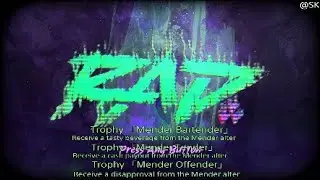 RAD Trophy 「Mender Bartender」「Mender Tender」「Mender Offender」