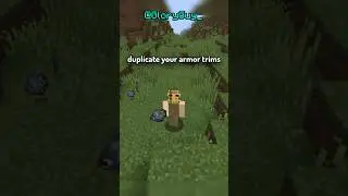 How to duplicate Armor Trims in Minecraft #minecraft #shorts