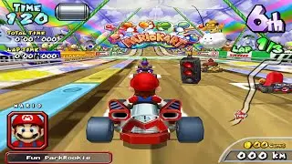 Mario Kart Arcade GP 2 Yoshi CUP RACE (50cc Easy Difficulty ) Battle Races | UHD