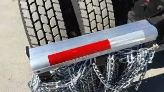 Chain Hanger Mudflap option for trucks with limited space