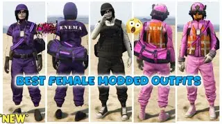 GTA 5 ONLINE - HOW TO GET MULTIPLE FEMALE MODDED OUTFITS USING TRANSFER GLITCH! NO LOSING OUTFITS